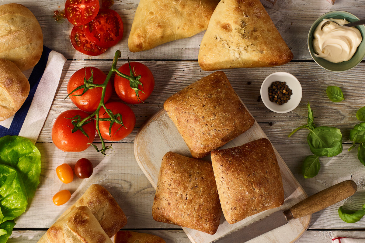 Brioche Gourmet Hamburger Bun ACE Bakery