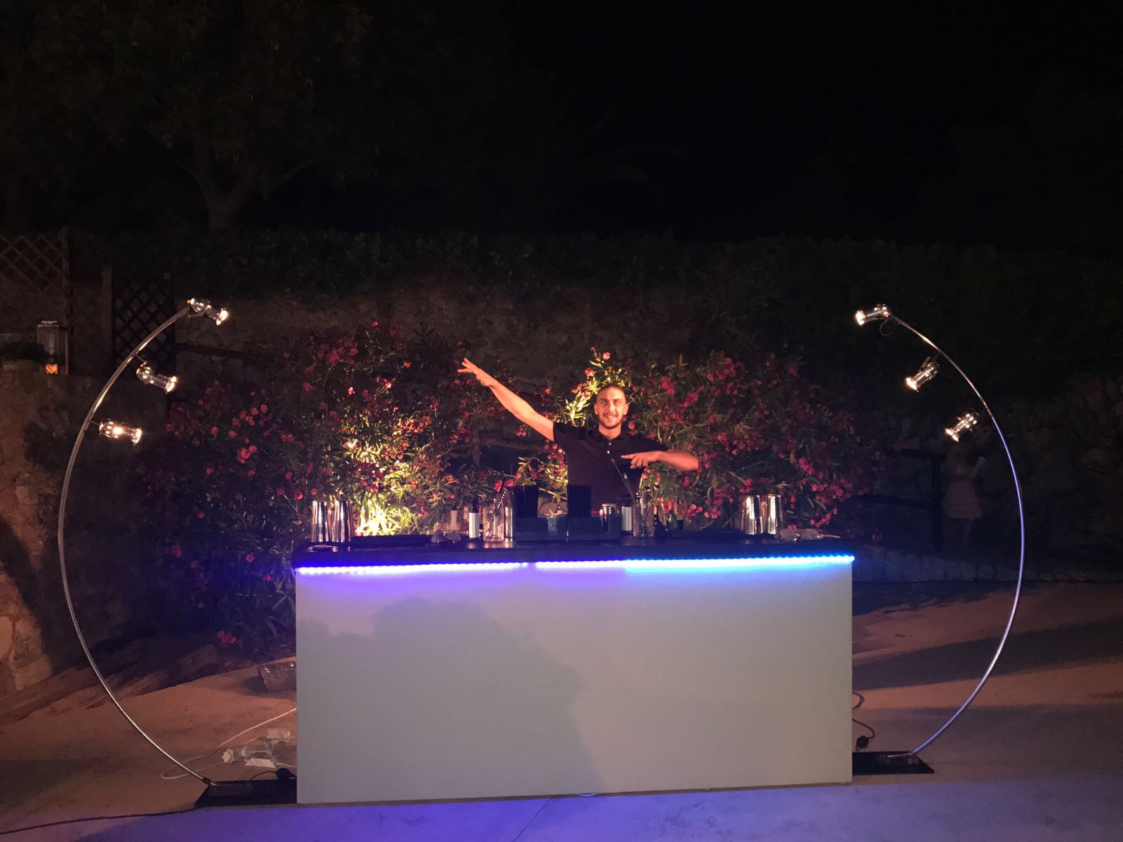 Flair bartender hire Marbella is called in for a stunning event in Mallorca Ace Bar Events