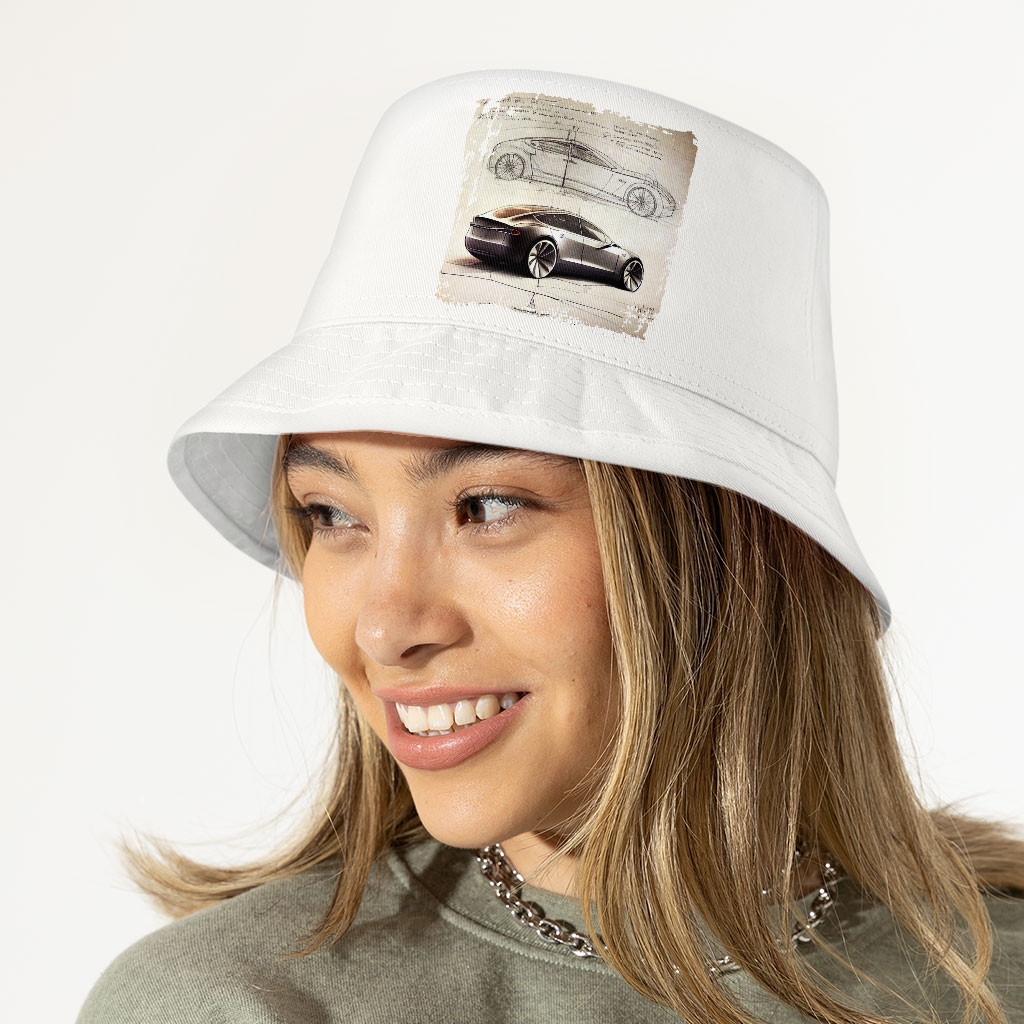 Cool Car Bucket Hat Car Hat Graphic Bucket Hat