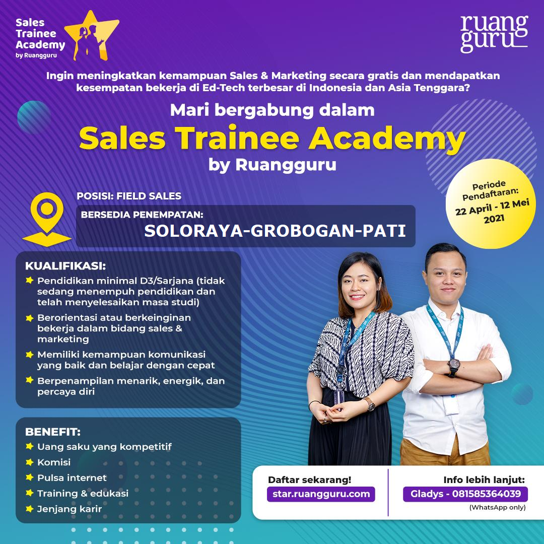 Sales Trainee Academy By Ruang Guru ACEC UMS