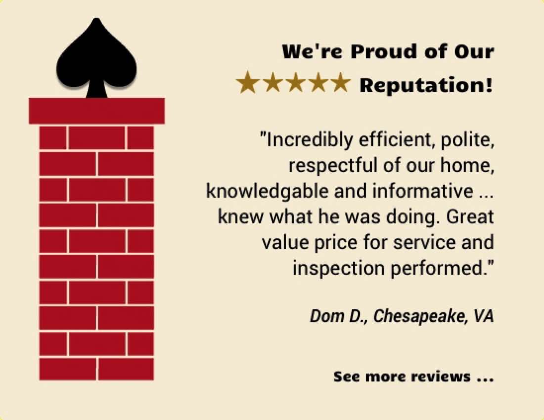 Ace Chimney Sweep Cleaning Repair Hampton Roads Peninsula VA