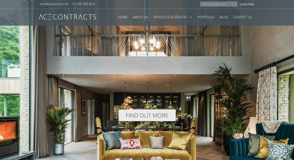 to our new website Ace Contracts