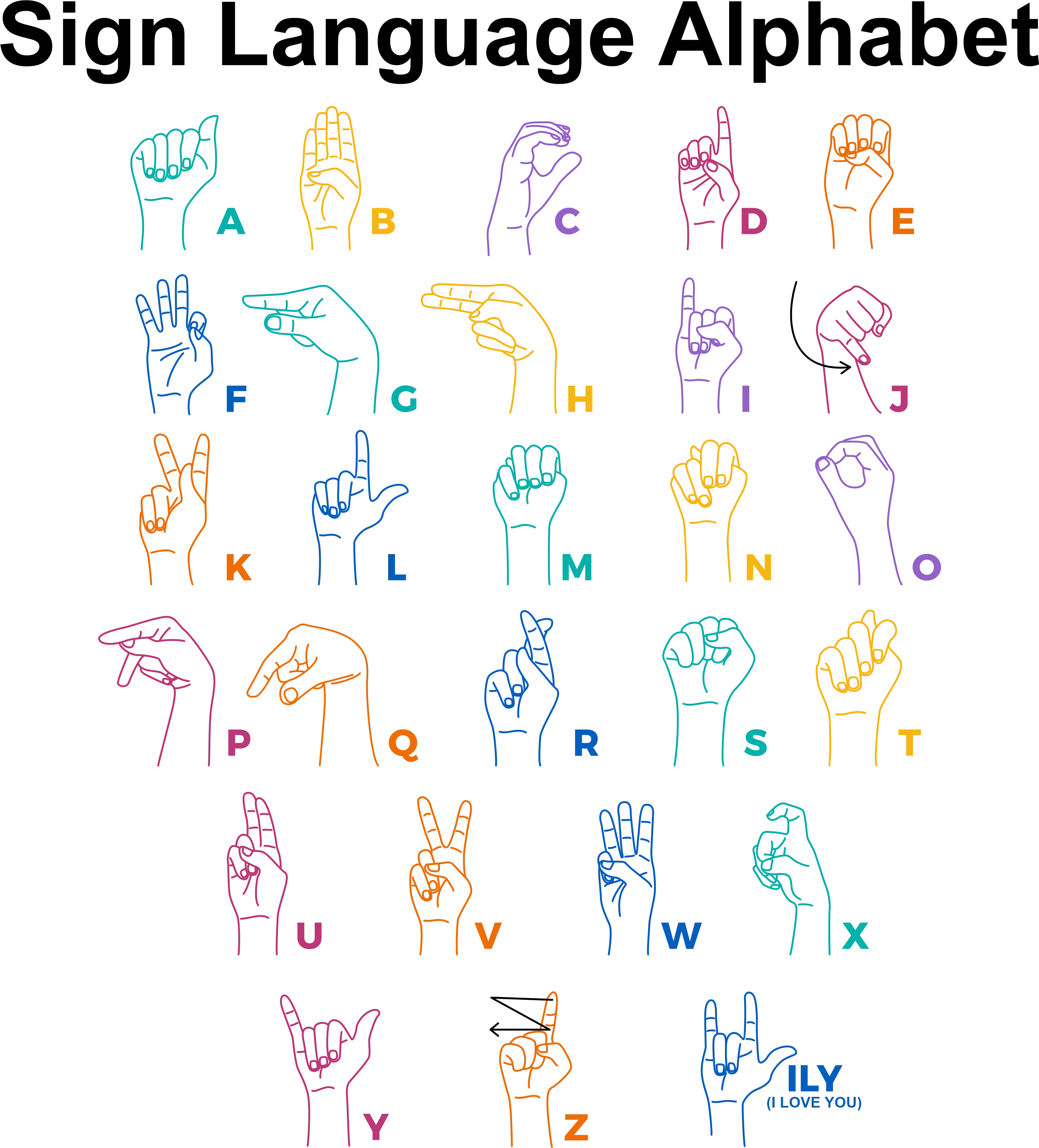 ASL1 ASL Alphabet Ace DTF