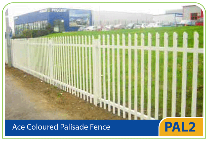 PAL2 Ace Coloured Palisade Fence