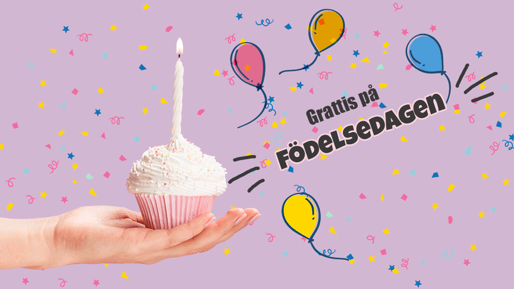 Grattis på födelsedagen GIFer Unika kort för alla födelsedagspersoner