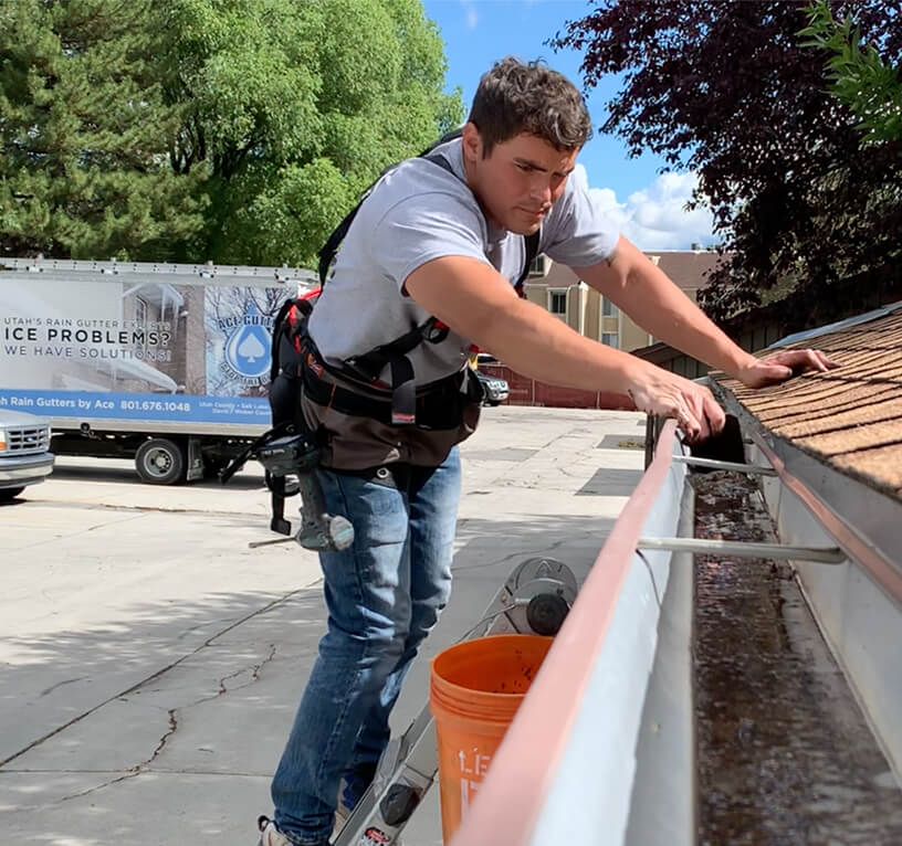 Rain Gutter Installation Services & Repair Experts in Utah | Ace Gutter