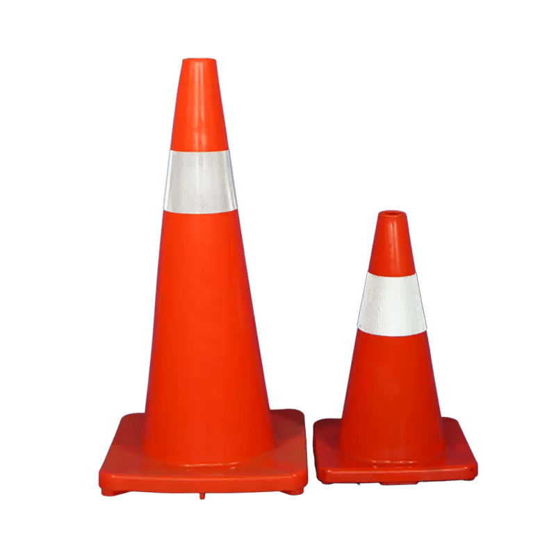 Soft Orange PVC Traffic Cone with reflective tape 700mm Ace Hardware Zimbabwe