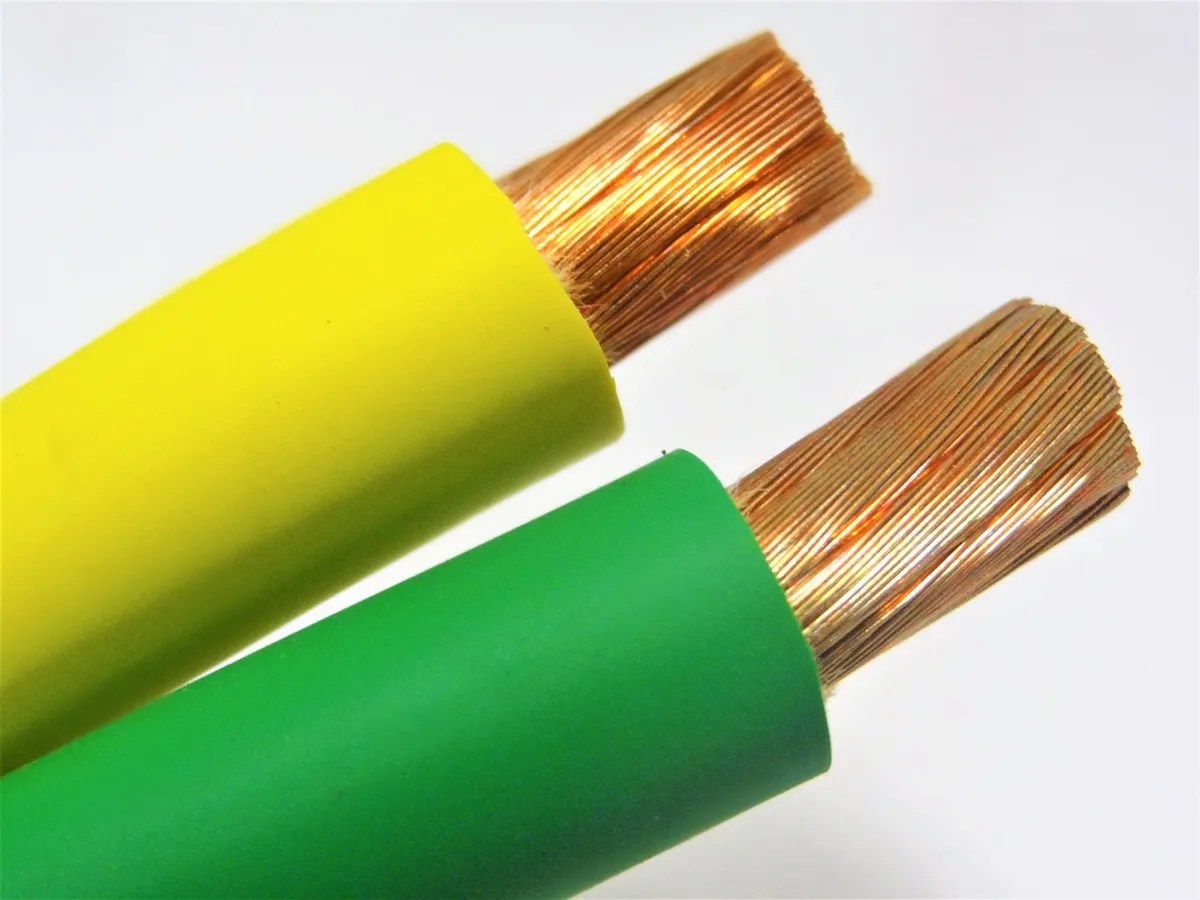 PVC Welding Cable Green 16mm 100 copper Double Insulation 100M/Roll