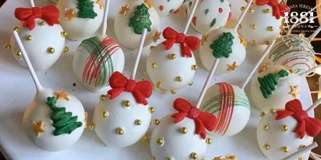 Cake Pops Navideños Recetas de cocina de Aceite 1881