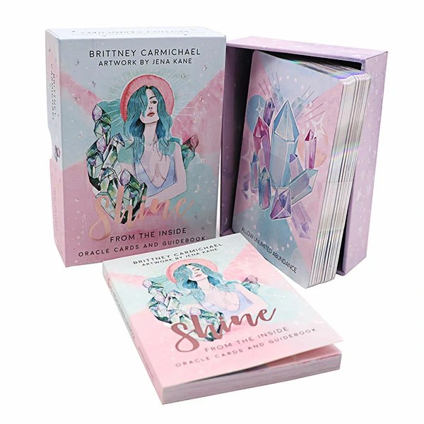 Printing Oracle Cards Deck and Instruction Booklet Acelion