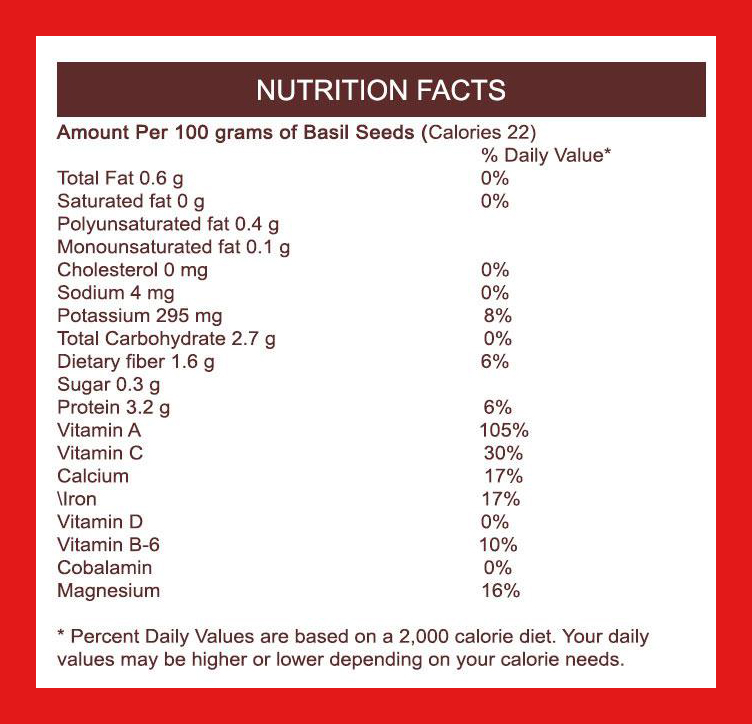 Babribeol (Basil Seeds) 250 gm