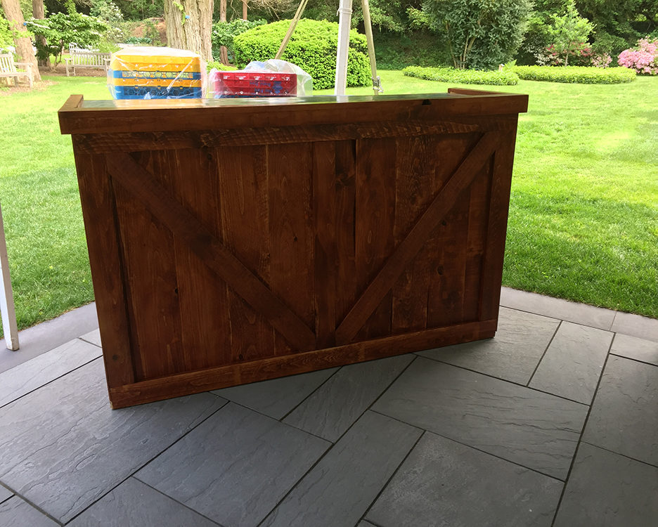 6' Folding Rustic Bar Ace Party and Tent Rental