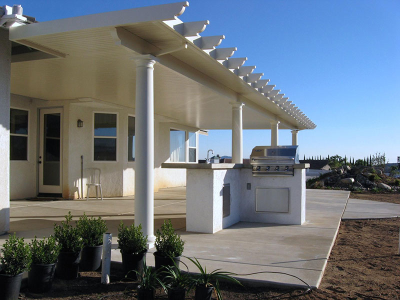 Solid Roof Covers North County Residential Patios, Lattice Shade