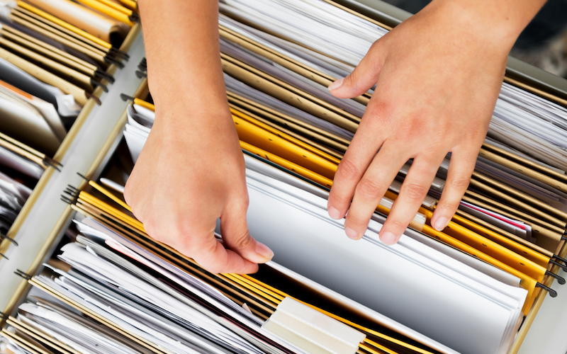 Documentos importantes guardar ou digitalizar? Acervo