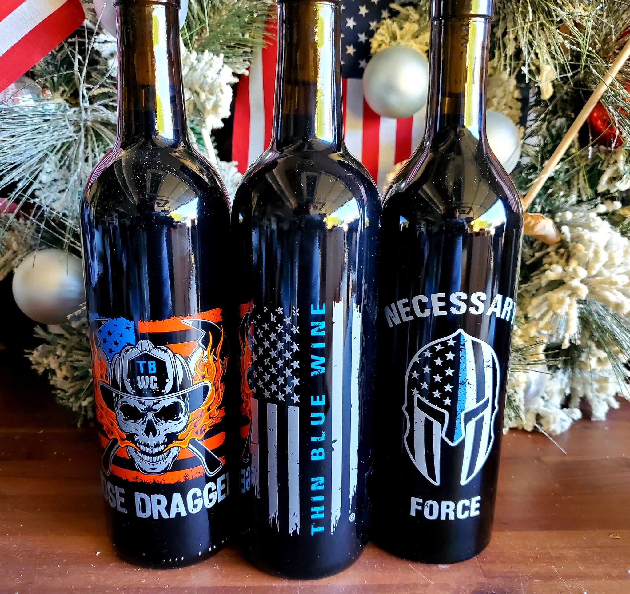 Thin Blue Wine Cellars A passionate celebration of wine and America!! ACES Golf