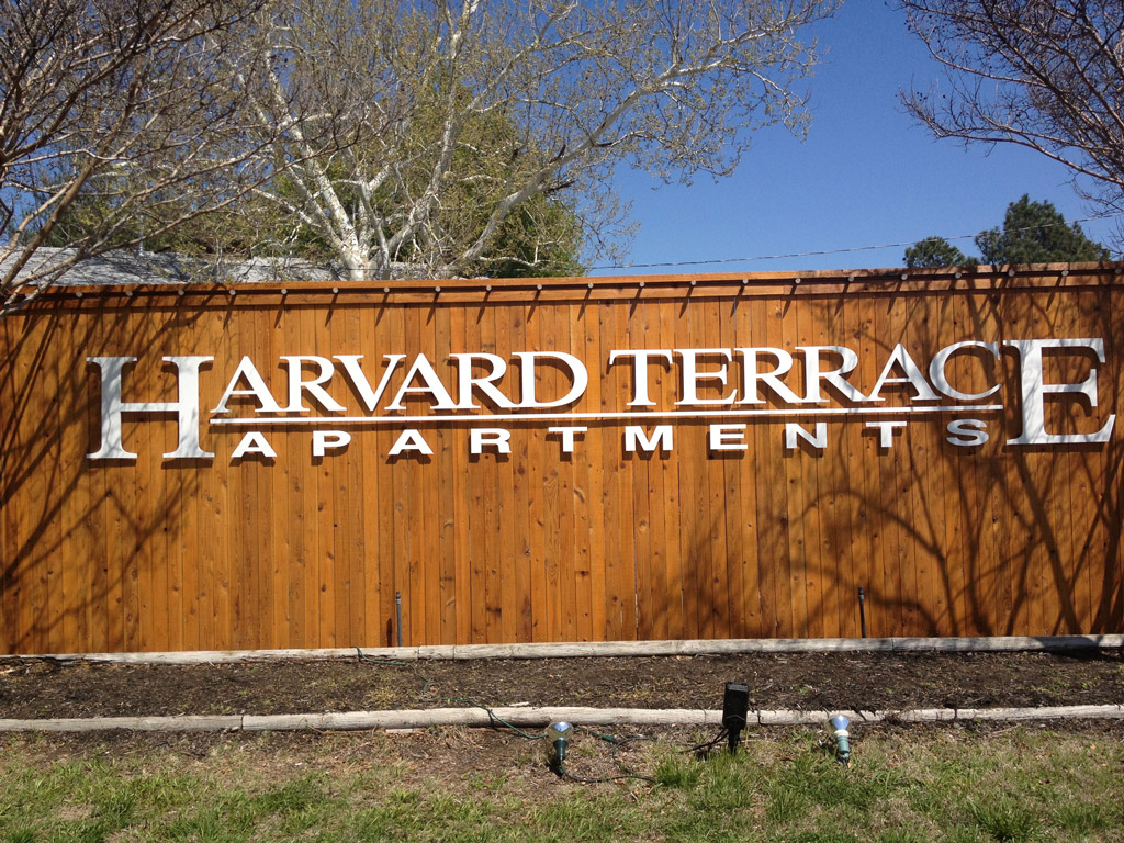 Harvard Terrace Outdoor Sign Ace Sign Company