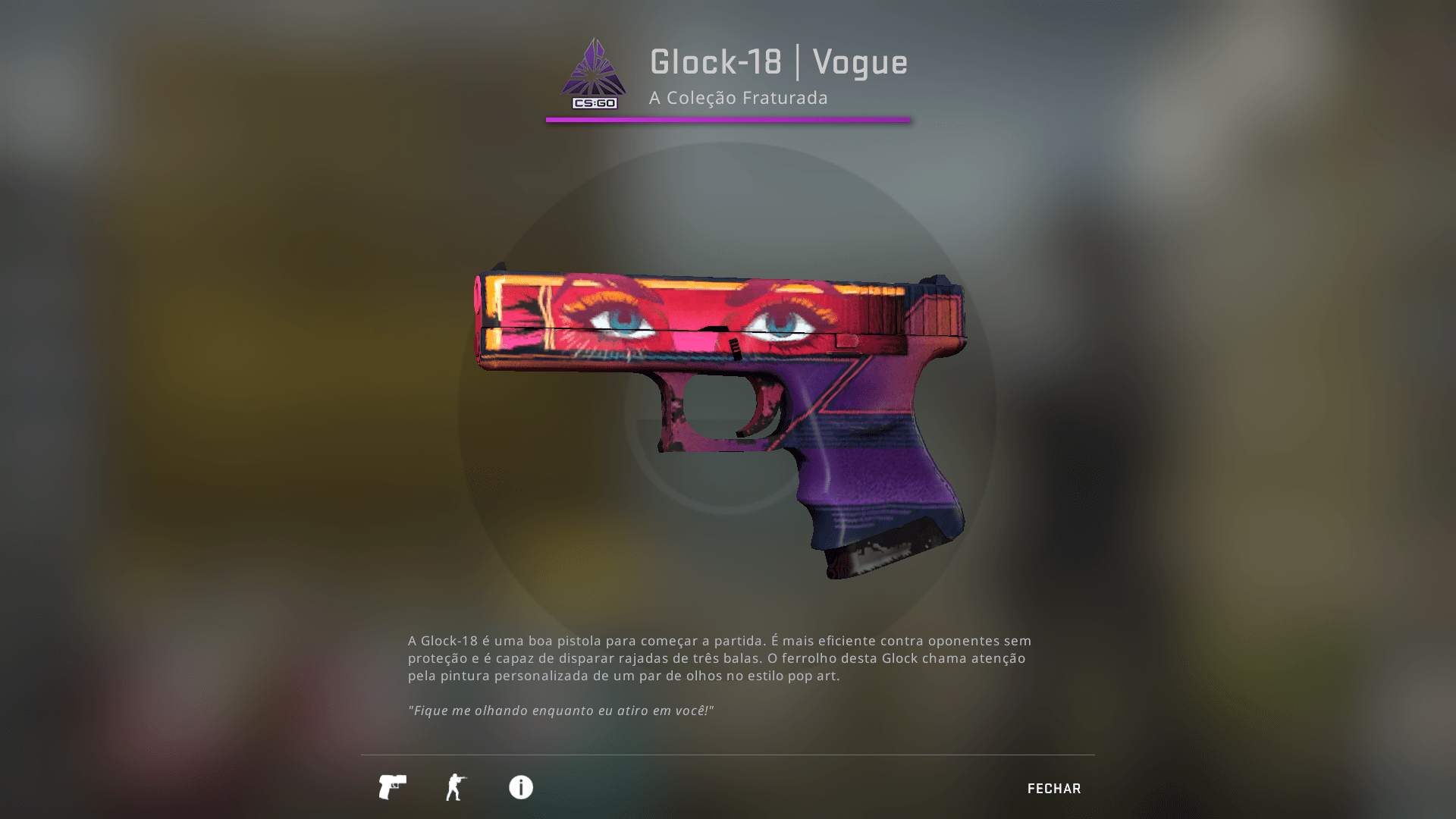 GLOCK18 VOGUE FT 0.22 ACESKINS Skins baratas de CS GO