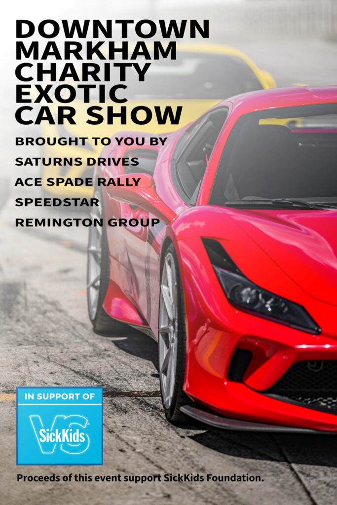 Downtown Markham Car Show Ace Spade Rally