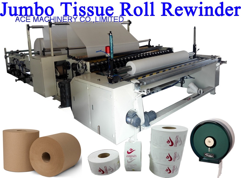 JRT Jumbo Tissue Industrial Hand Paper Towel Maxi Roll Machine with
