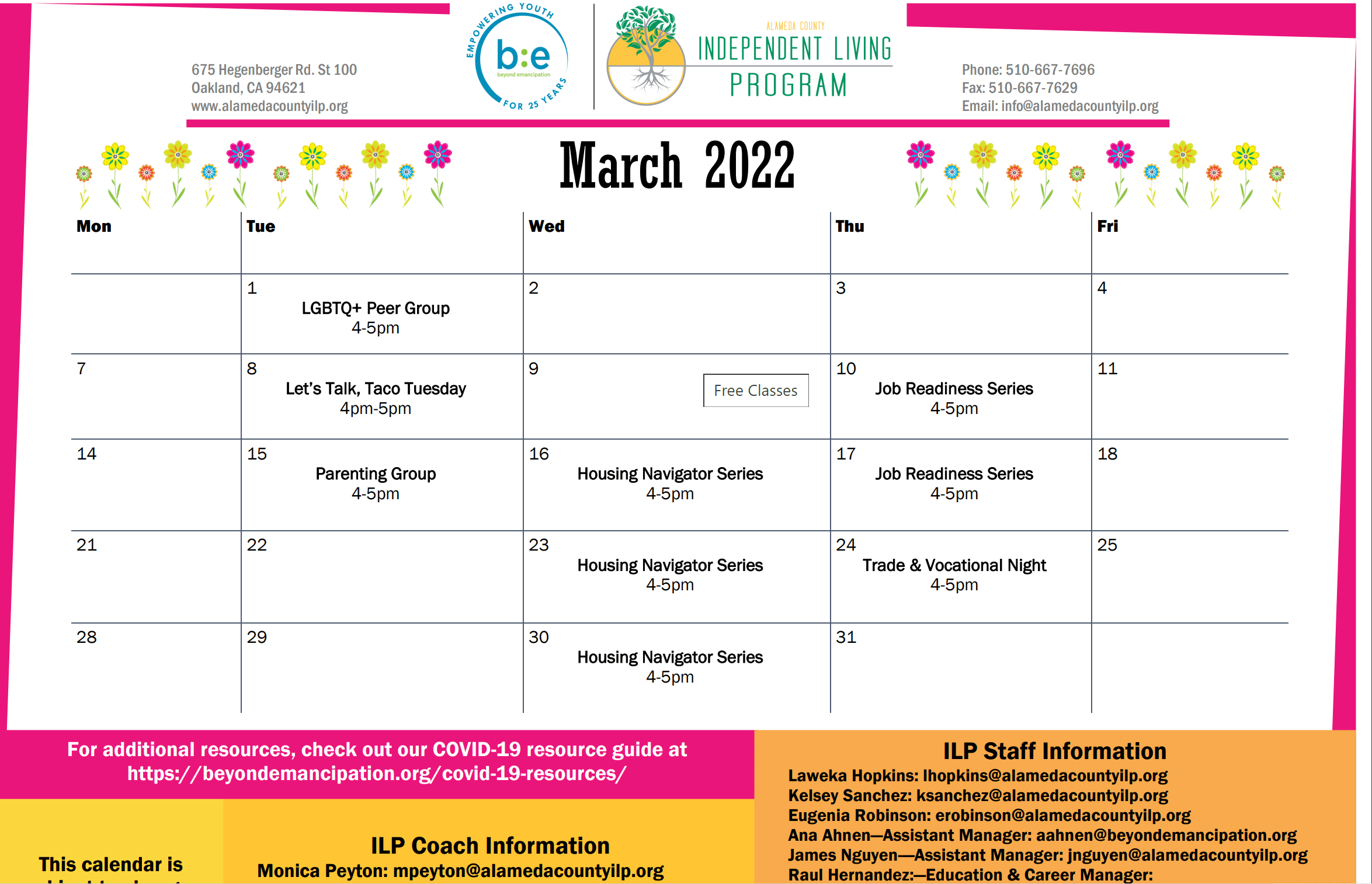 Independent Living Program (ILP)