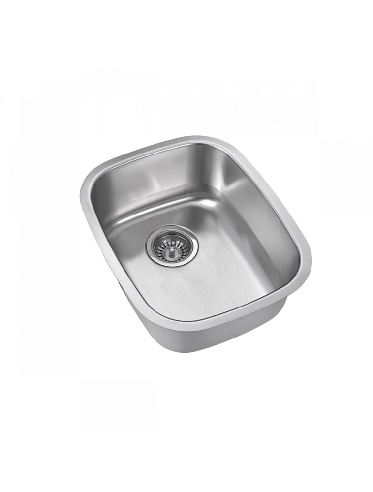 UBuilder Series U207PSF Small Single Bowl Undermount Sink *Pearl Satin Finish* ACF