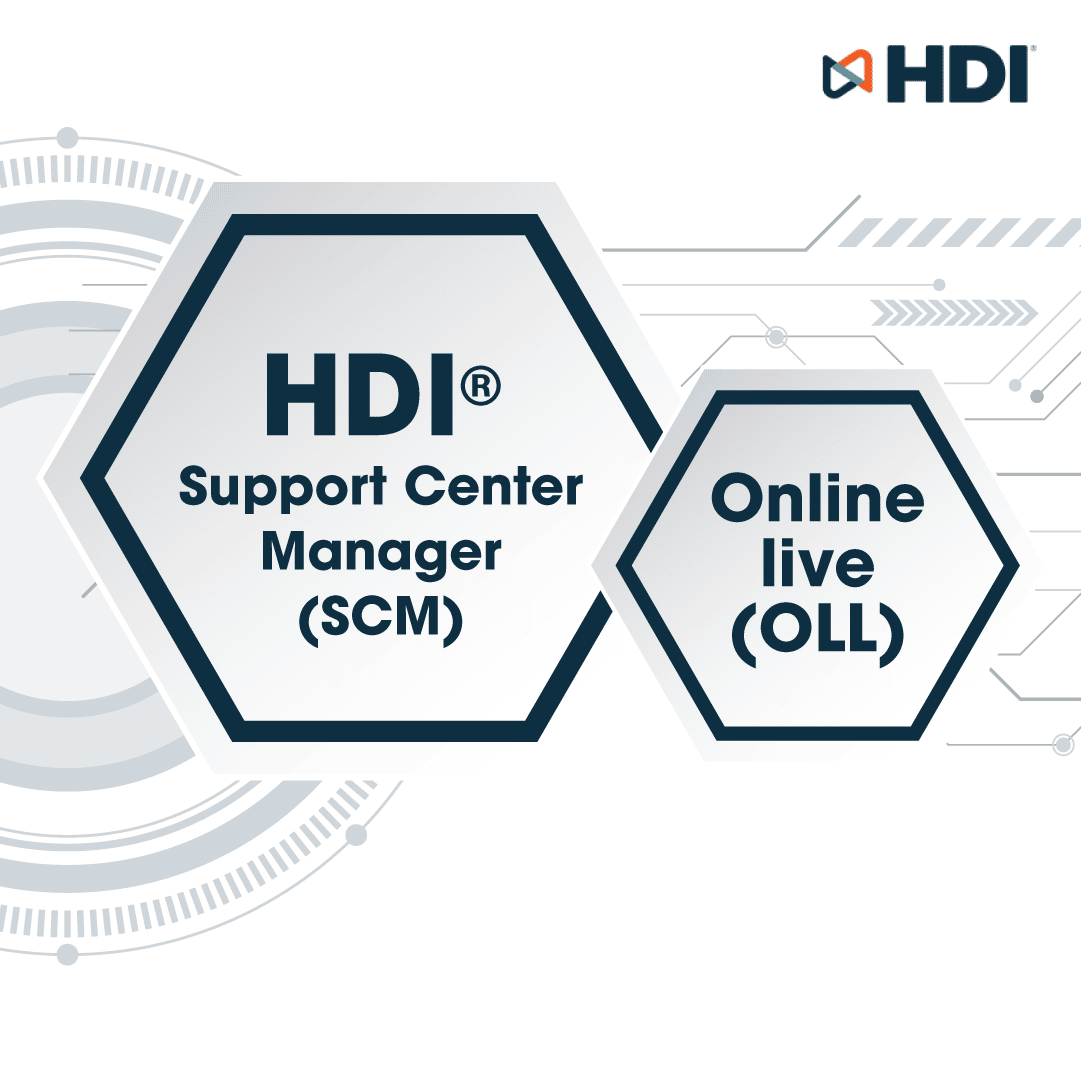 HDI® Support Center Manager (SCM) Training ACGC