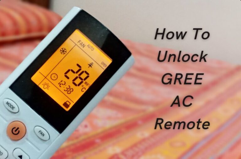 How To Unlock Gree AC Remote Control in 1 Sec AC Guide