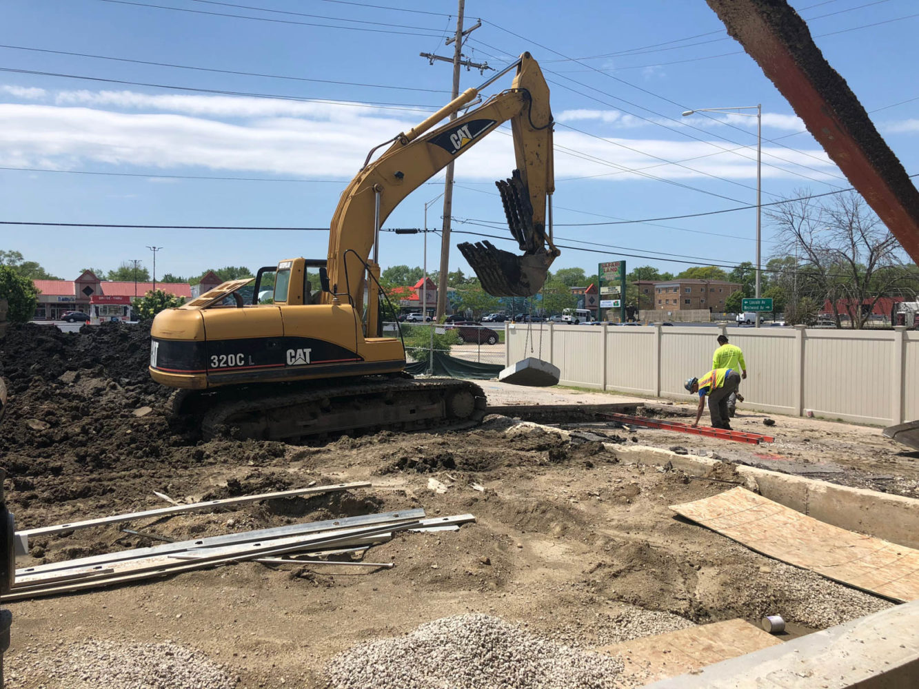 We are putting in a utility vault for the water tap at 260274 W. North