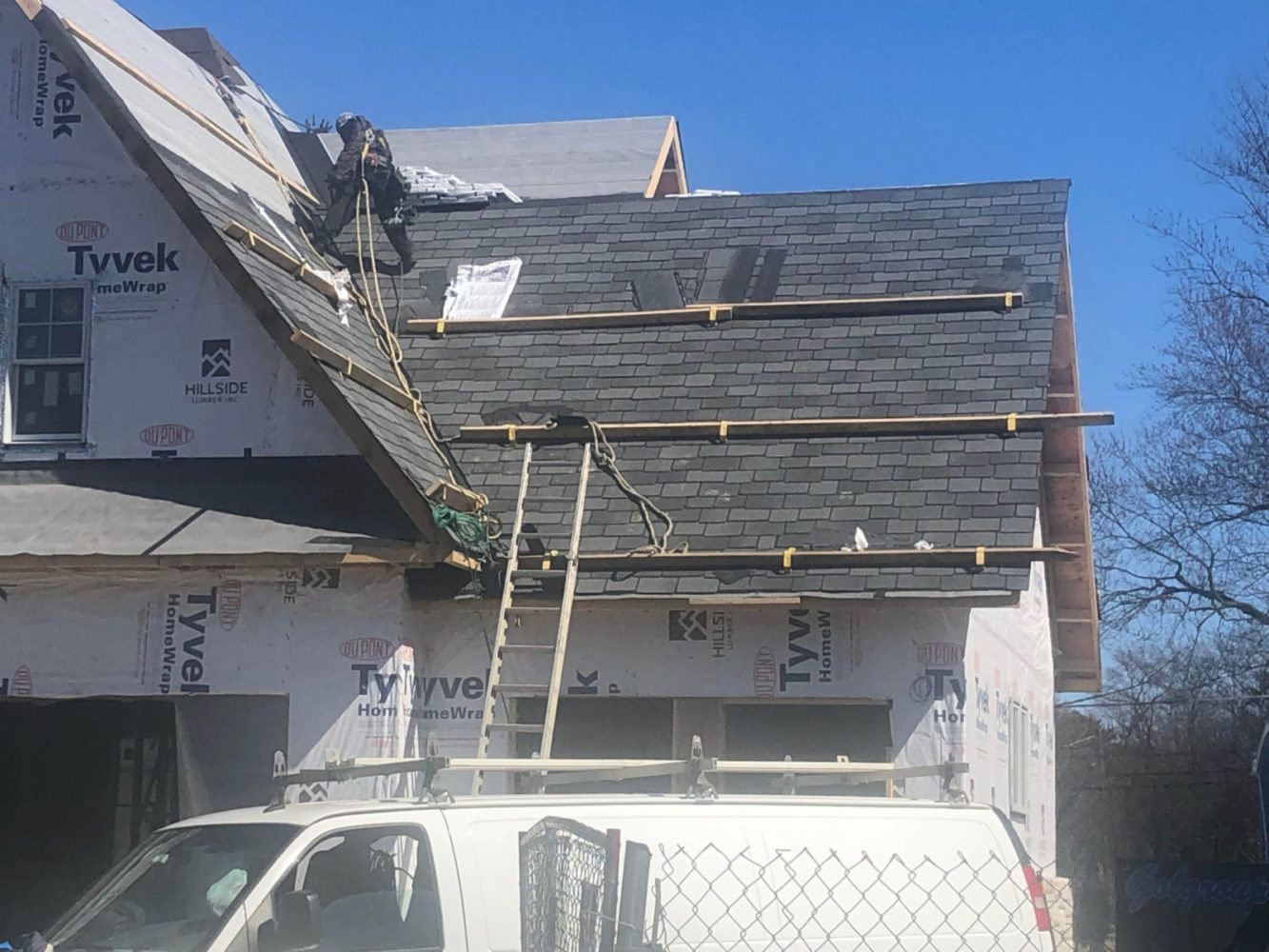 We used GAF Woodland roofing shingles on the spec house on North Branch