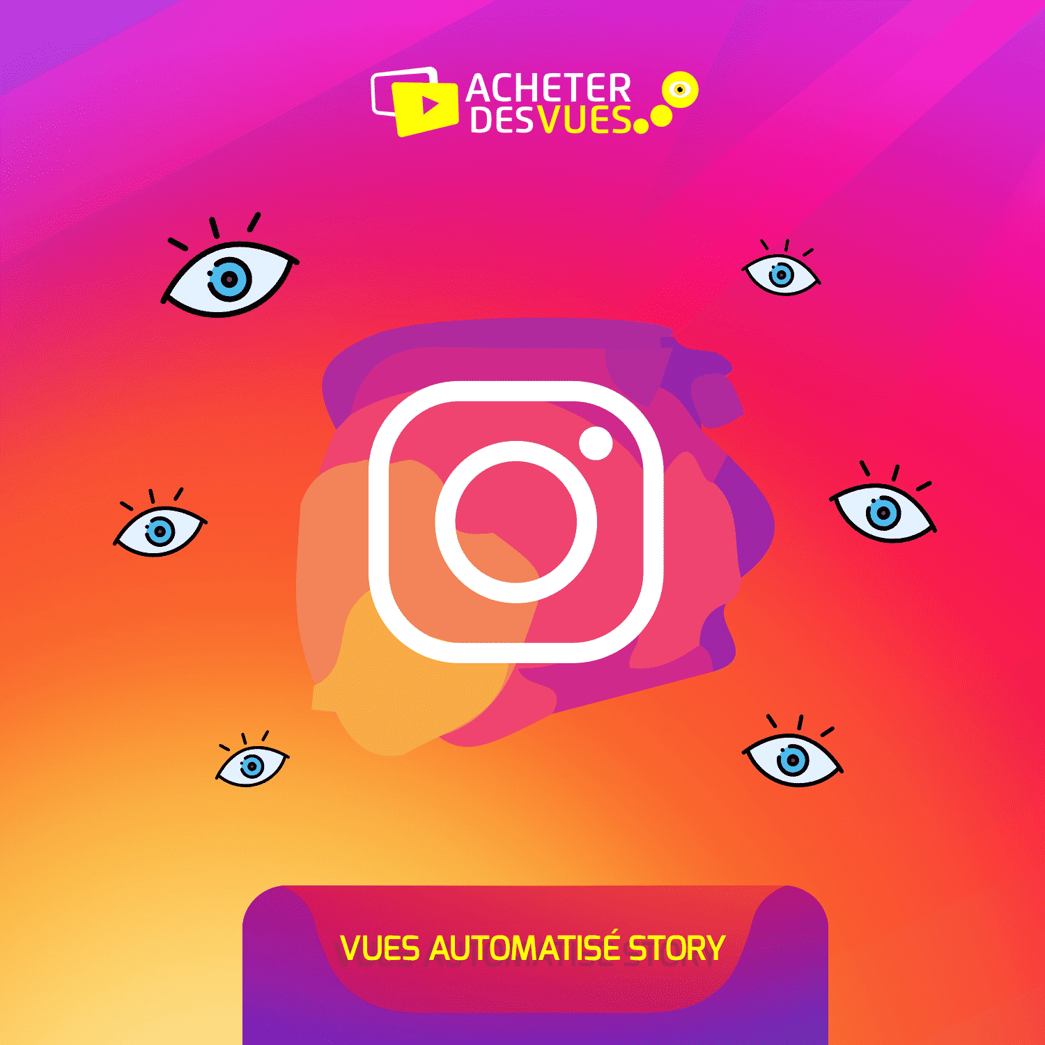 Vues Automatisés Story Instagram [Mensuel] ACHETERDESVUES