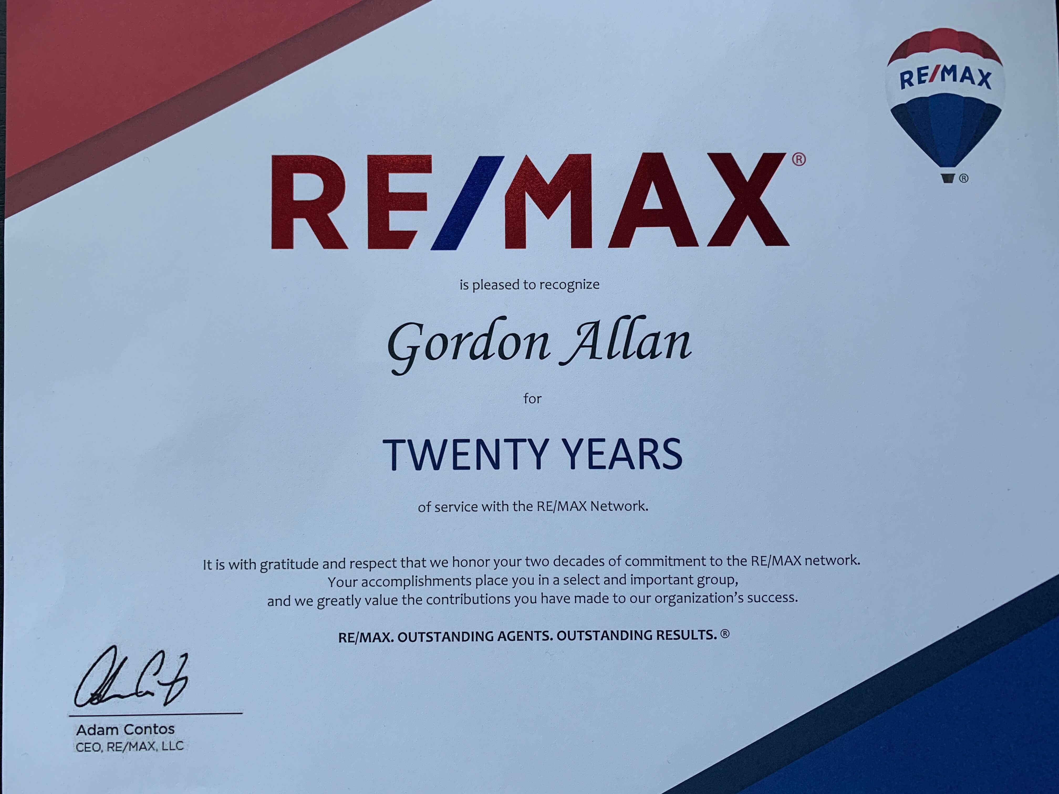 Gord Allan, PREC* Real Estate Agent, Port Moody, BC Ratings & Reviews, 24 reviews RE/MAX