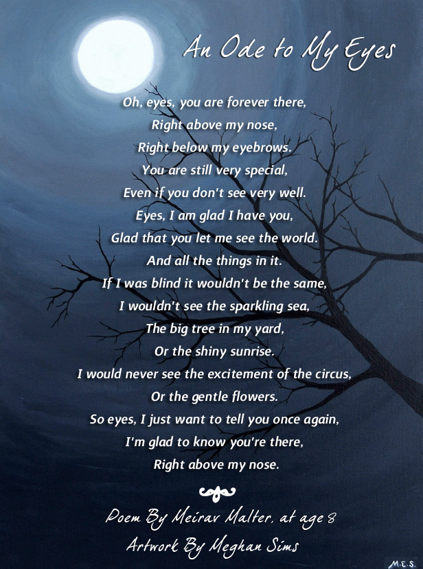 Achromatopsia.info An Ode To My Eyes Achromatopsia