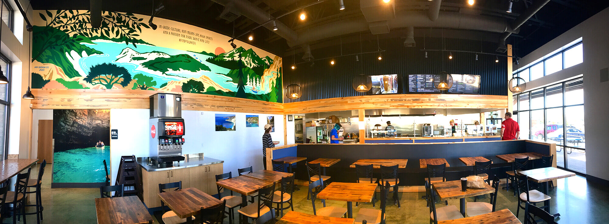 Kefi Restaurant Anderson Clark Interiors