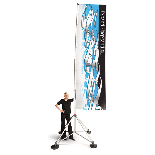 Expand FlagStand XL Outdoor Event Flag Display ACI Design