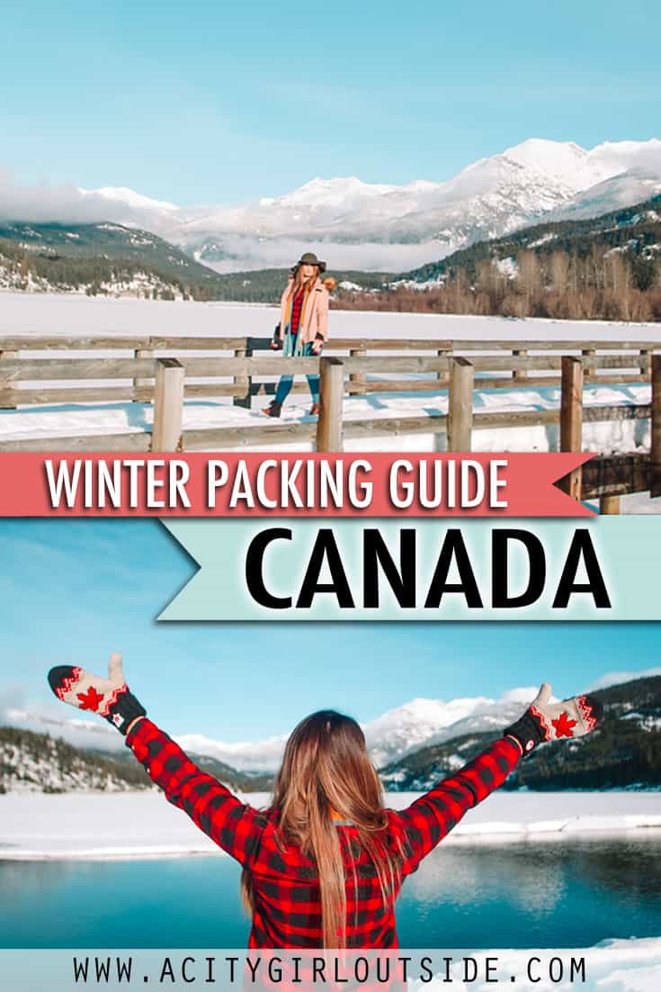 Winter packing guide and list for Canada