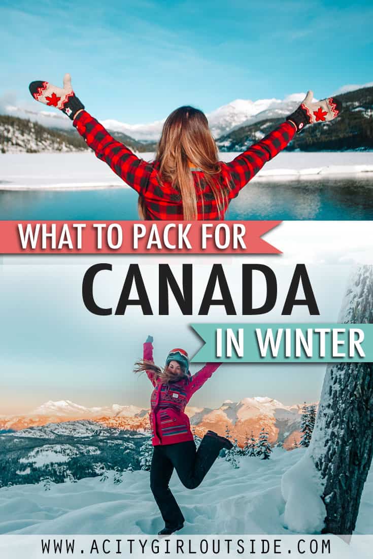 Winter clothes Canada and what to pack