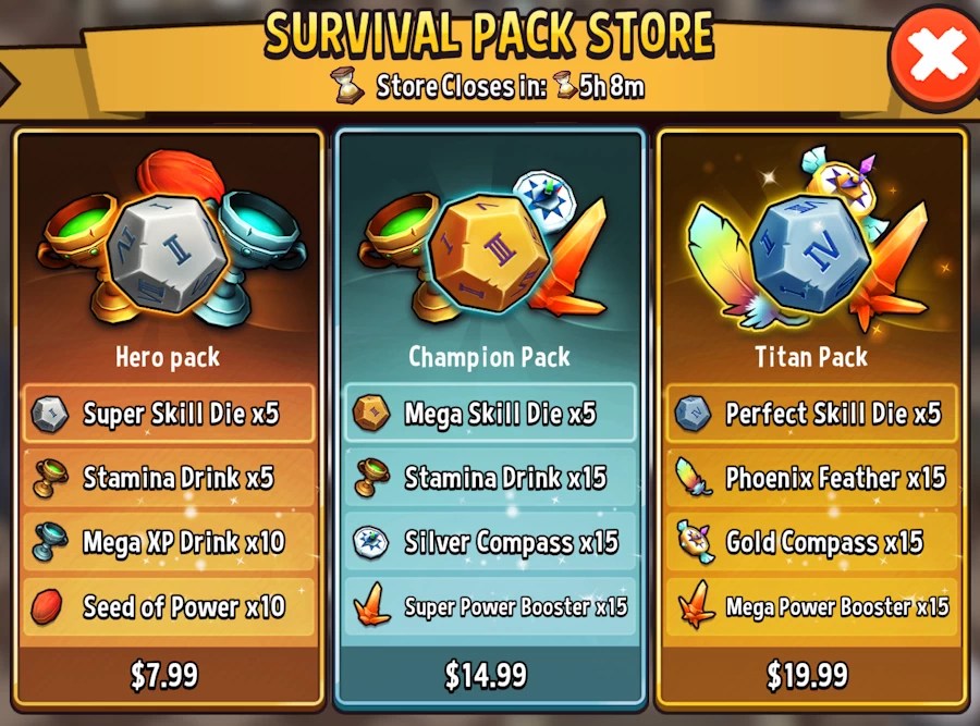 Shop Titans guide Ackadia