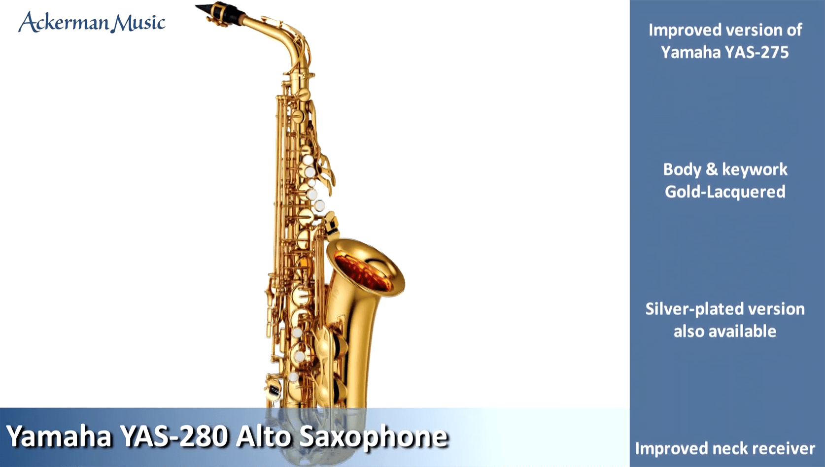 Yamaha YAS280 Alto Saxophone
