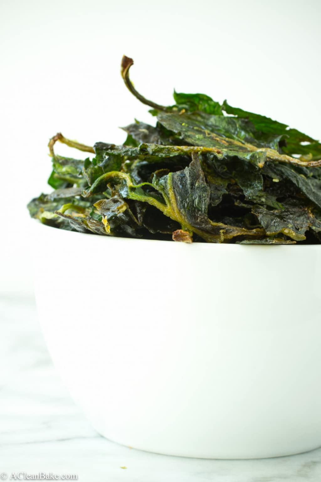 Sea Salt Lime Spinach Chips (crispy, healthy gluten free and vegan snack)