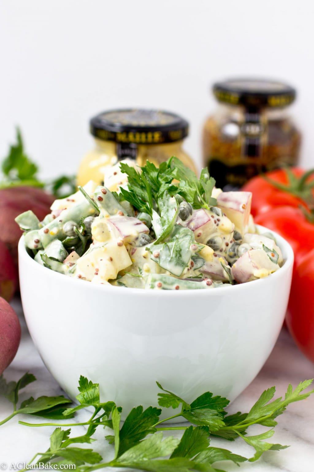 Potato Salad with Whole Grain Mustard and Green Beans