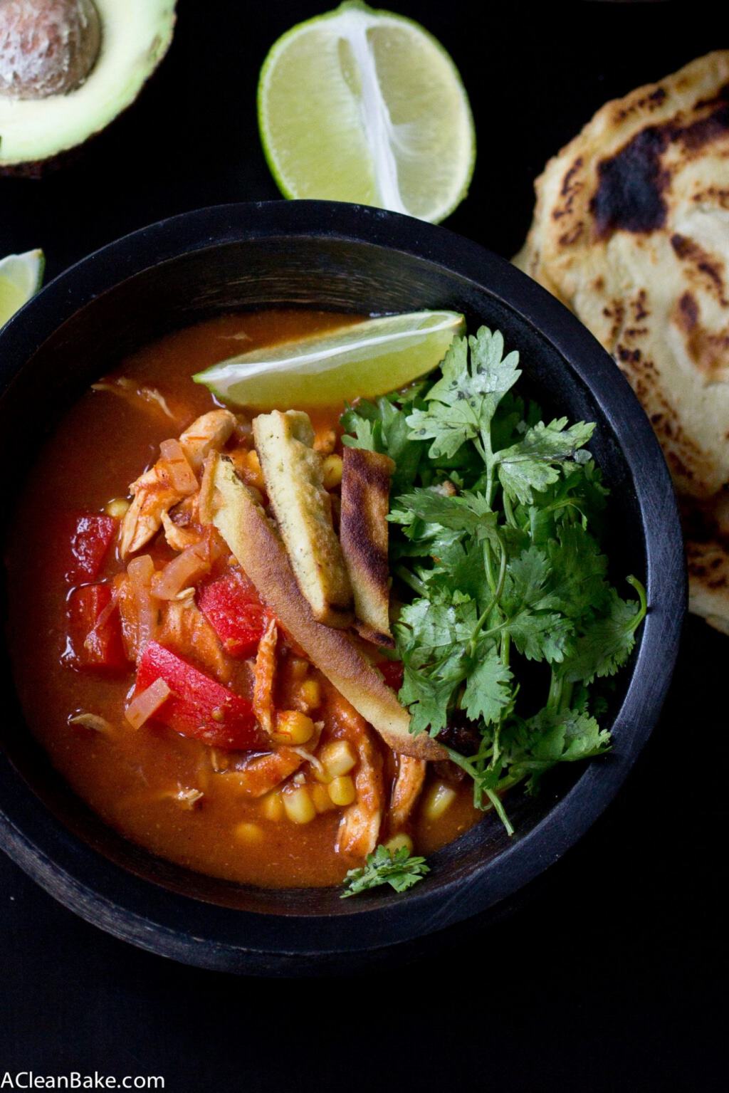Chicken Tortilla Soup (Gluten Free and Paleo)
