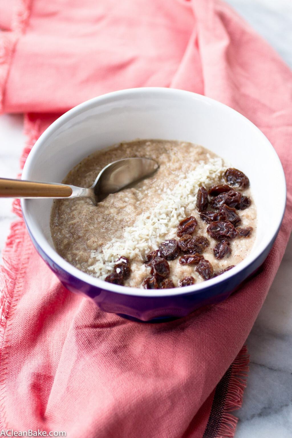 Grain Free Hot Cereal (Fauxtmeal) A Clean Bake