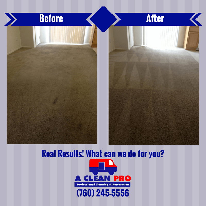 Real results Before and After Carpet Cleaning Victorville
