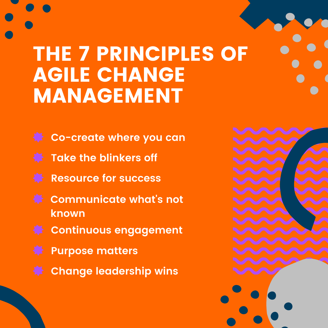 7 Principles of Agile Change Management Agile Change Leadership