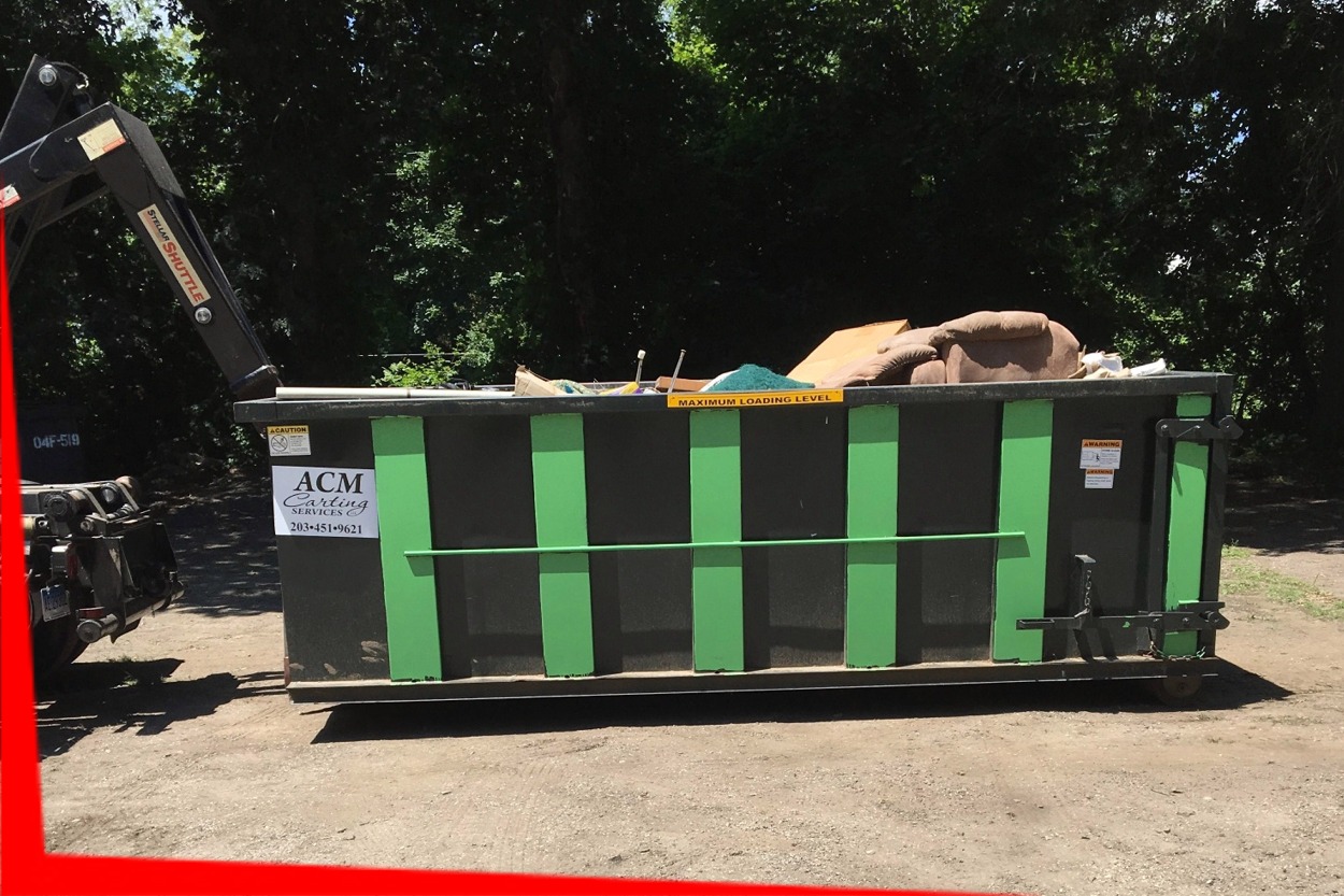 ACM Carting, LLC. Dumpster Delivery & Pickup Services in New Haven & Fairfield County, CT