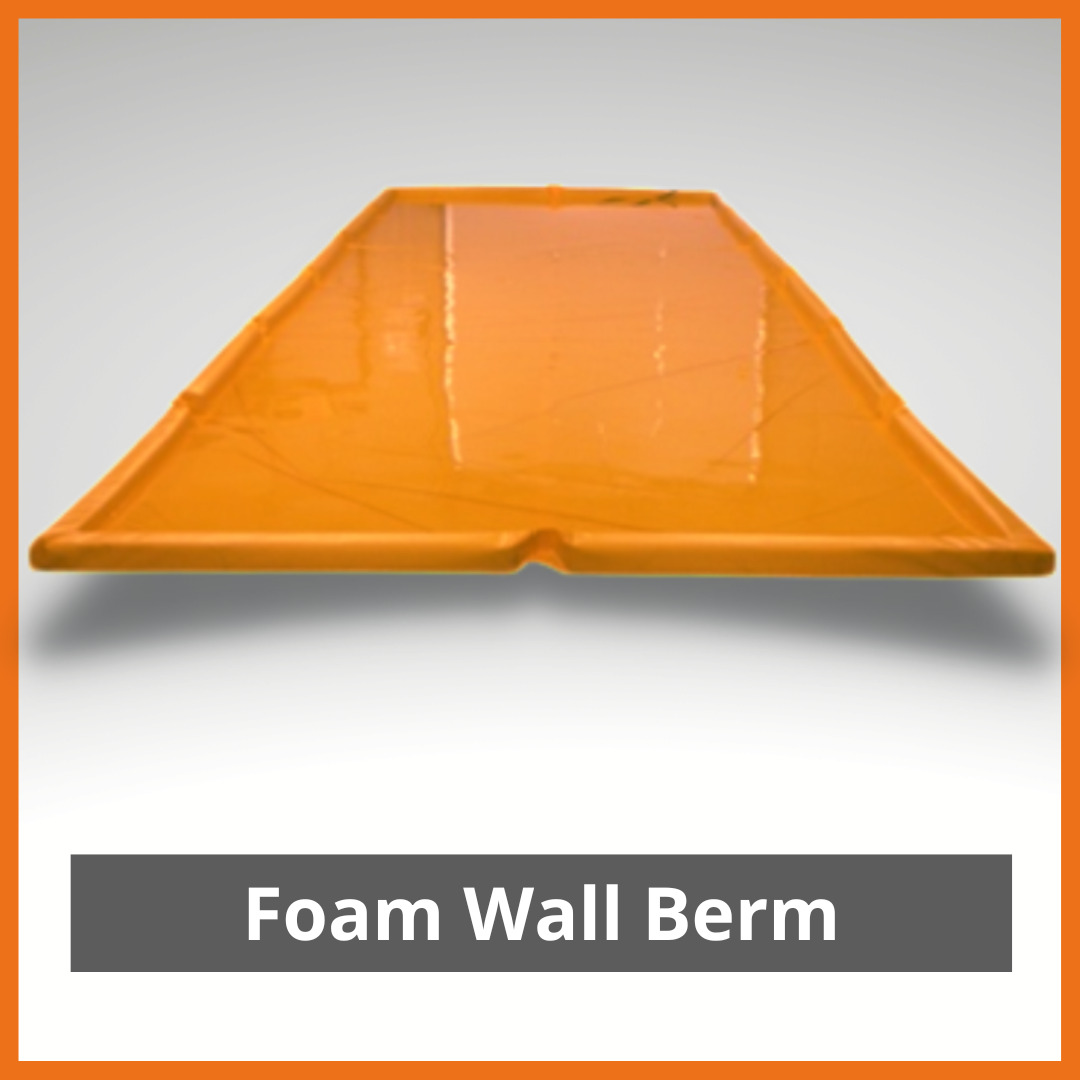 10' x 25' x 4" Foam Wall Berm Primary & Secondary Containment Acme