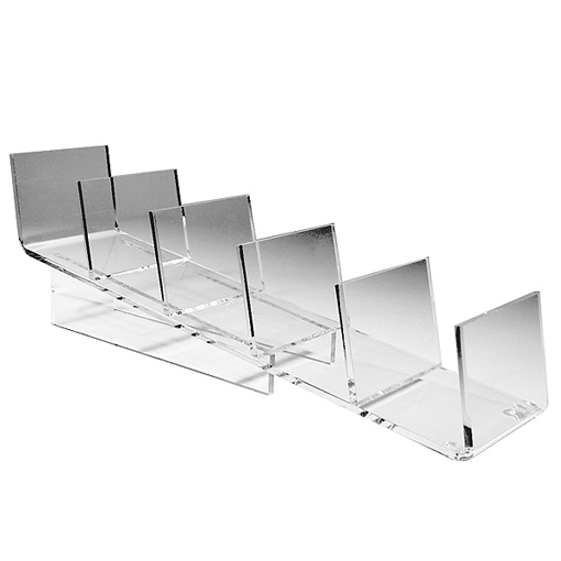 Acrylic Five Way Clutch Bag Display ACME Display