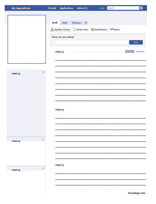 4+ Facebook Template for Business Use Template Business PSD, Excel