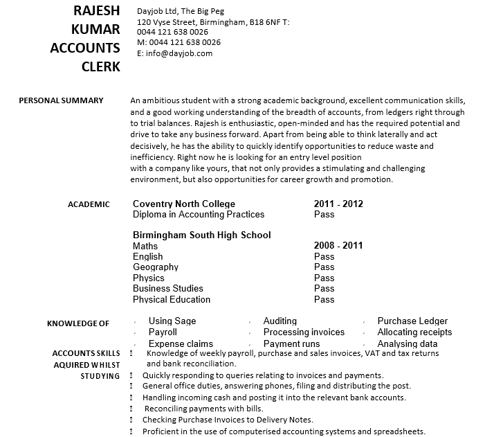 10+ Accounting Curriculum Vitae Template Business PSD, Excel, Word, PDF