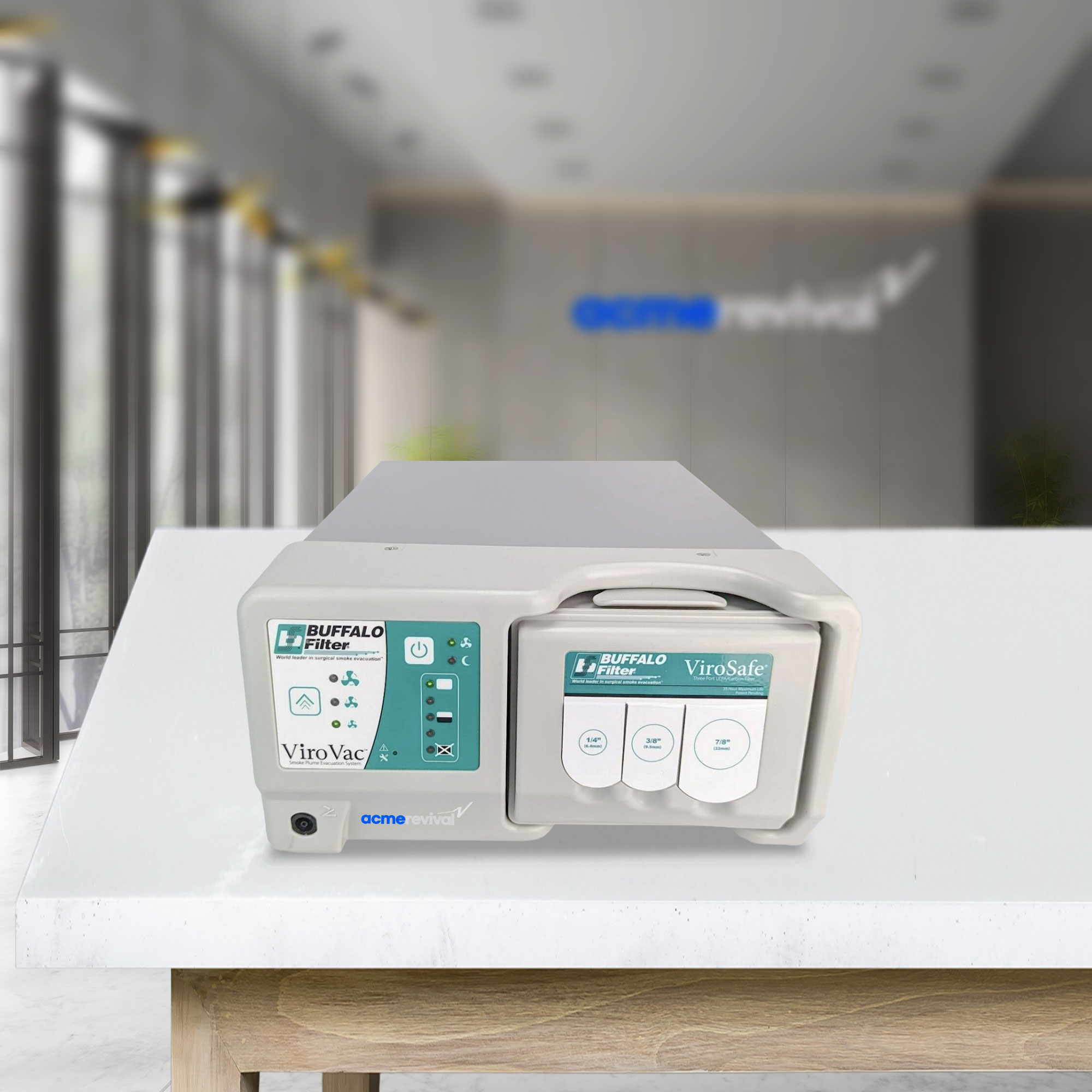 ConMed Buffalo Filter ViroVac VV120 Smoke Evacuator System